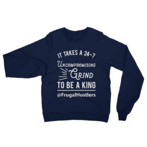 “Grind All Knight” Unisex California Fleece Raglan Sweatshirt